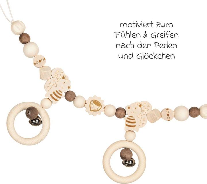 Produktbild Goki Kinderwagenkette Eichhörnchen mit Clips