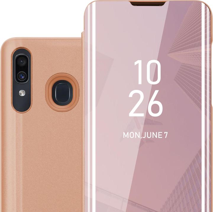 Image du produit Cadorabo Book Smart View Couverture miroir (Samsung Galaxy A20, Samsung Galaxy A30)