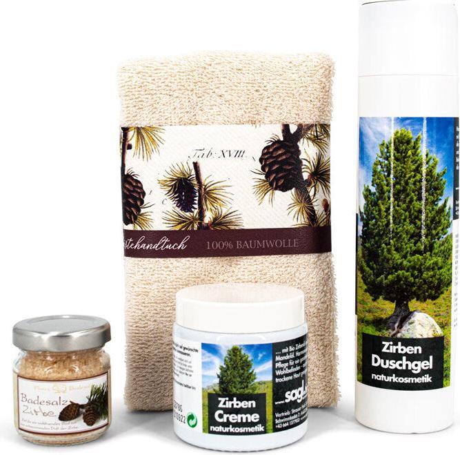 Produktbild ZNatur Geschenkset Zirben Holz Wohlfühl Bio Kosmetikset No.15 (Körperpflegeset)