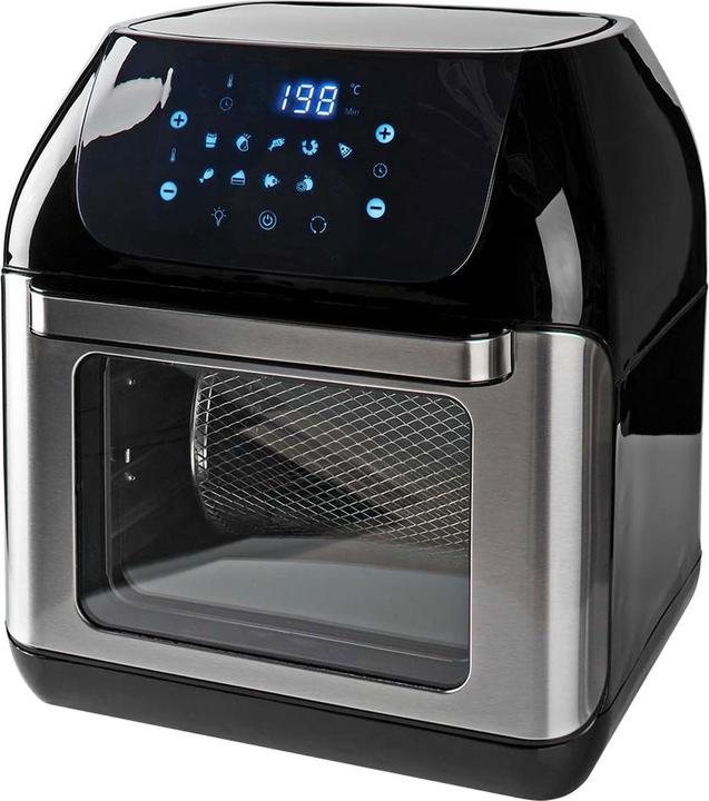 Actual product image Nedis Hot Air Fryer 12 l Timer: 60 min Digital Black (EU plug)