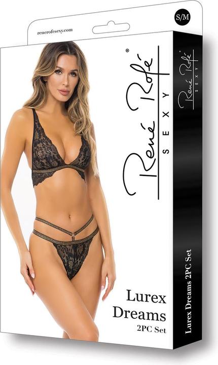 Actual product image René Rofé Lurex Dreams 2teiliges BHSet Schwarz (M/L)