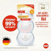 Actual product image NUK Soother Star (2 x, from birth, up to 6 M.)