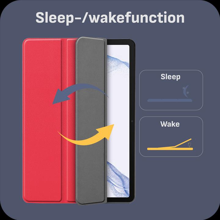 Actual product image Cazy Premium Smart Case Compatible with Samsung Galaxy Tab S8+ - Protective Case Cover - Automatic (Galaxy Tab S8+)