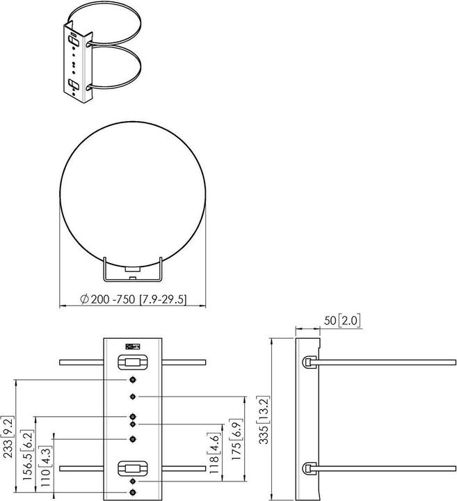 Actual product image Vogels PFA 9145 (Mounting- / Adapterplates)