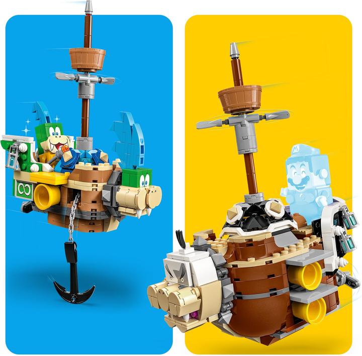 Image du produit LEGO 71427 Super Mario Larry et les galères aériennes de Morton - Kit d'extension (71427, LEGO Super Mario)