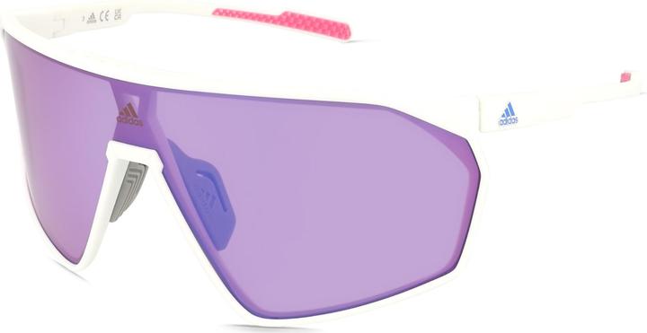 Image du produit adidas SP0073 Miroir Cat. 3 (Blanc, Smoke w. Blue Mirror Cat. 3)