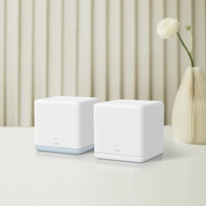 Actual product image Mercusys WL-Router Halo H1200G Home Mesh WiFi System 2-Pack