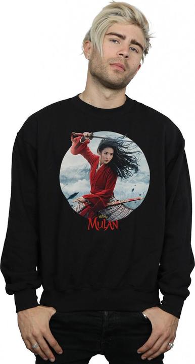 Actual product image Disney Mens Mulan Movie Sword Poster Sweatshirt (XL)