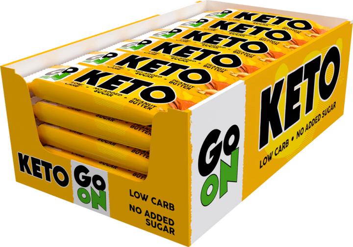Produktbild Go On Nutrition Keto Bar (Peanut Butter, 24 Stk., 1200 g)