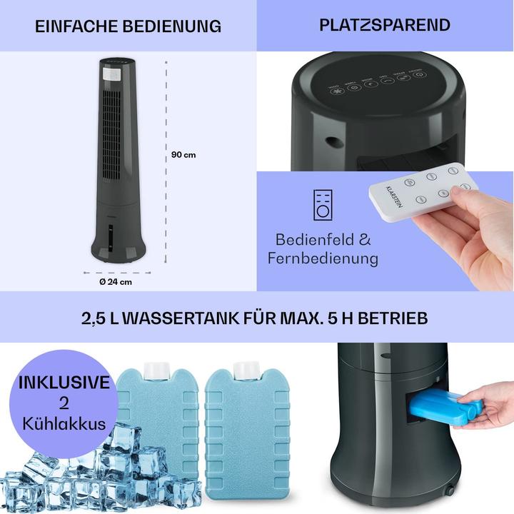 Image du produit Klarstein Climatisation Gris argenté