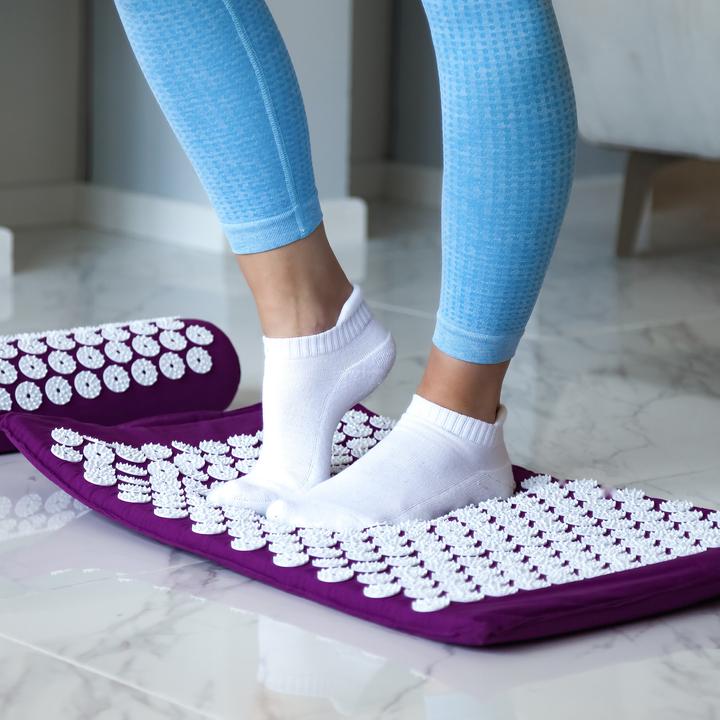 Actual product image Relaxdays 3-piece Acupressure Mat Set