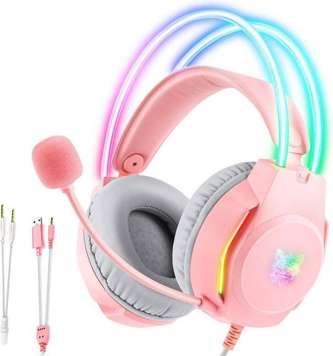 Immagine prodotto Onikuma Cuffie da gioco X26 (con cavo) rosa (Cablato)