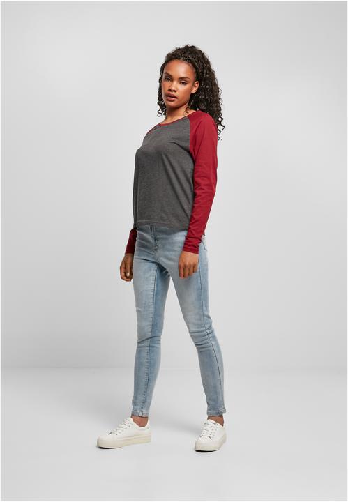 Produktbild Urban Classics Ladies Contrast Raglan Longsleeve (L)