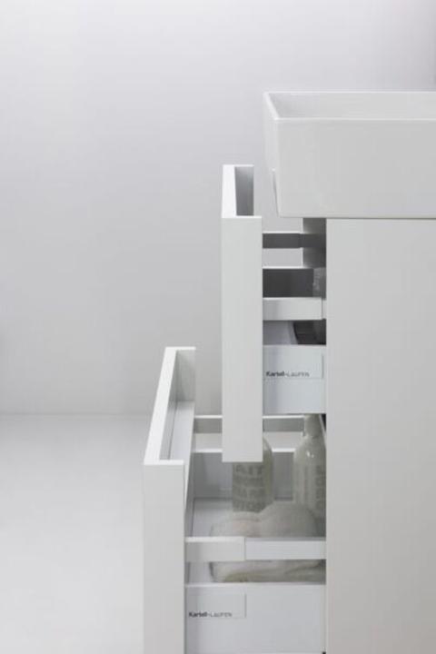 Actual product image Laufen Kartell vanity base, 2 drawers, 580x450x600mm, for WT H810333/8/9 and H813332/3, H407569033