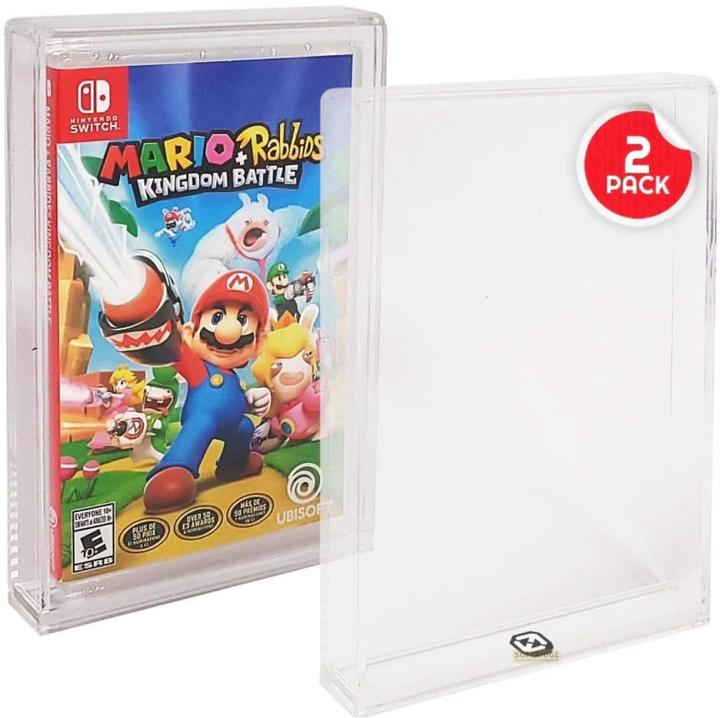 Image du produit Evoretro Boîtier acrylique pack de 2 pour jeux Nintendo Switch (Switch)