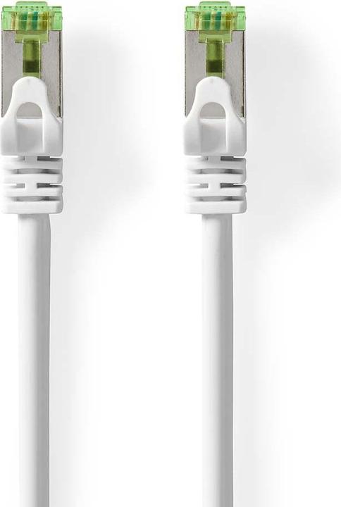 Image du produit Nedis CCGP85420WT100 Câble Cat 7 PiMF RJ45 mâle RJ45 mâle 100.0 m Rond LSZH Blanc Sachet plastique (S/FTP, CAT7, 10 m)