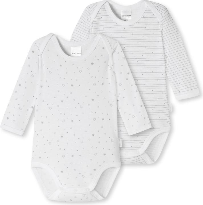 Produktbild Schiesser Kinder Body weiss/klein gemustert (104)