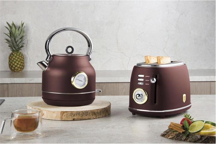 Actual product image BerlingerHaus Toaster with 6 toasting levels, bordeaux