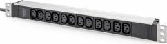 Immagine prodotto Digitus PDU 1U in alluminio montabile su rack 12xC13 16A 230VAC 50/60Hz Spina di sicurezza