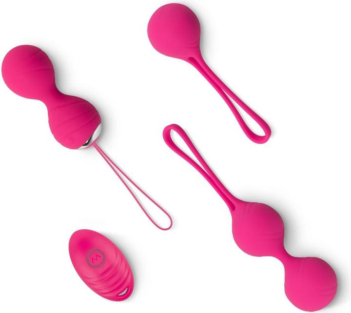 Image du produit Easytoys Ensemble de boules de Kegel avec télécommande - Rose