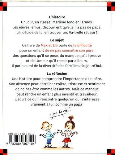 Image du produit La copine de Lili n'a pas de papa (Français, Bloch Serge, Saint Mars Dominique de, 2016)
