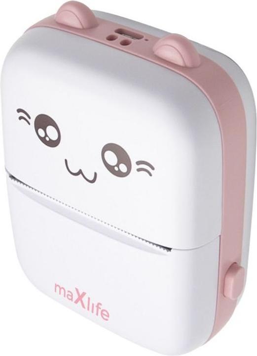 Image du produit Maxlife Imprimante thermique Bluetooth MXTP-100 rose (Noir et blanc)