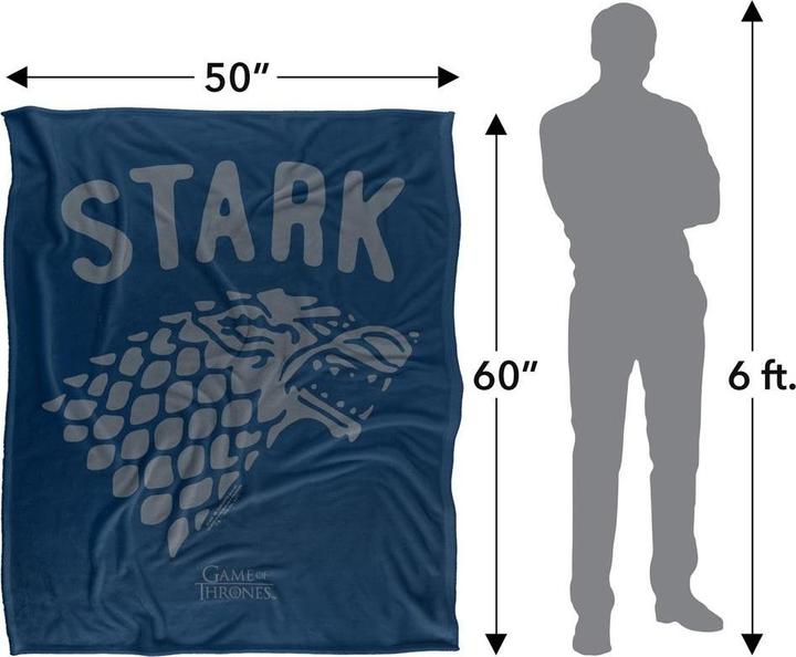 Actual product image Game of Thrones Stark Crest Blanket