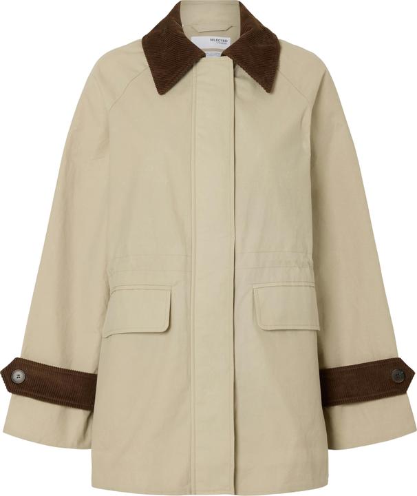 Actual product image Selected Femme Coated cotton jacket (38)