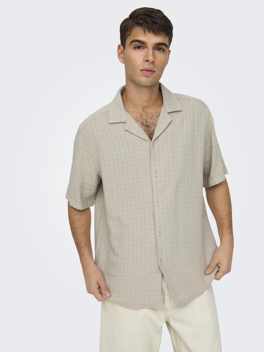 Produktbild Only & Sons Onslatham Rlxss Resort Linen Struc 0257 (L)