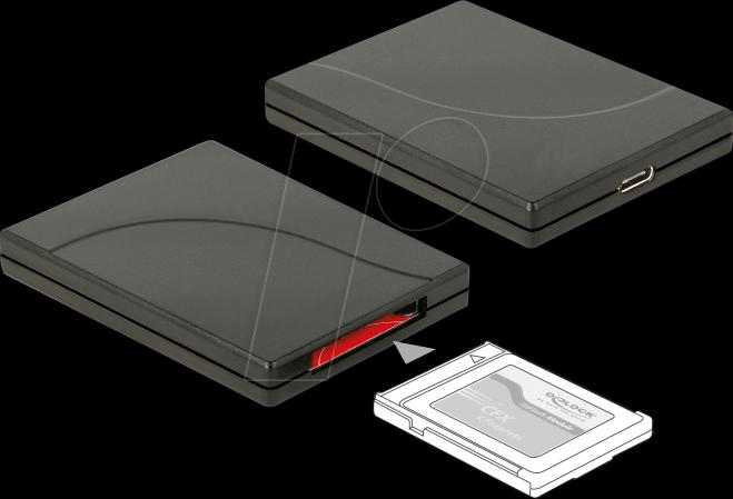 Immagine prodotto Delock Lettore di schede USB 3.0 CFX (USB-C)