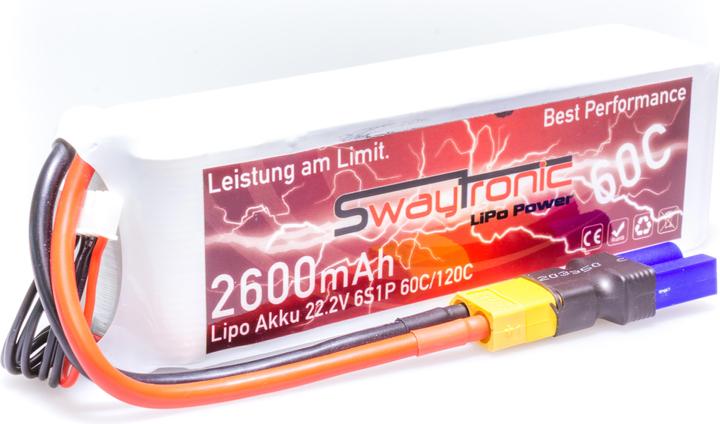 Immagine prodotto Swaytronic Sway-El 6S (22.20 V, 2600 mAh)
