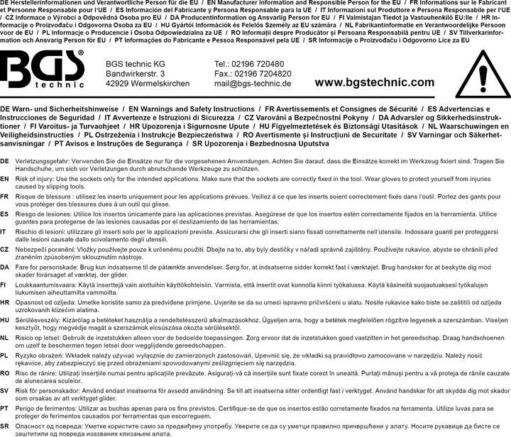 Produktbild BGS Steckschlüssel-Einsatz-Satz