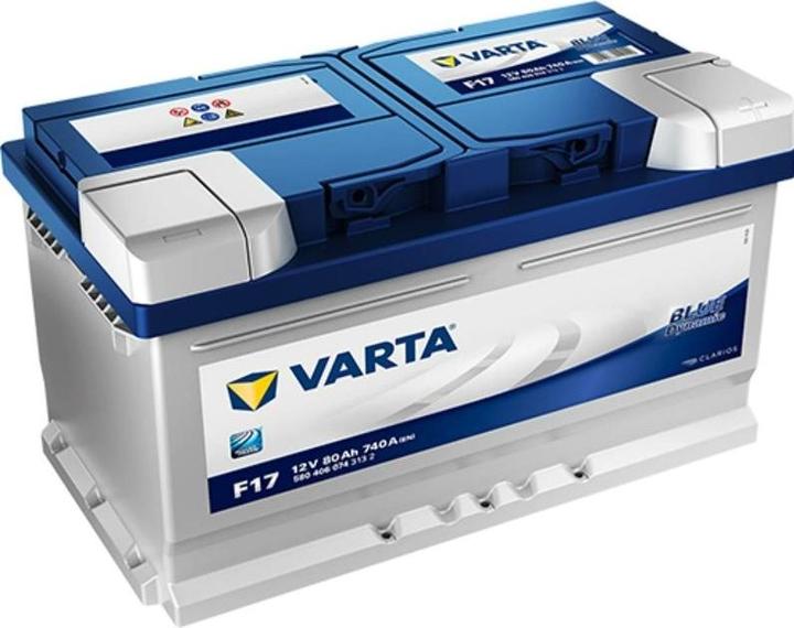 Actual product image Varta Car battery F17 BLUE DYNAMIC 80 AH (12 V, 80 Ah, 740 A)