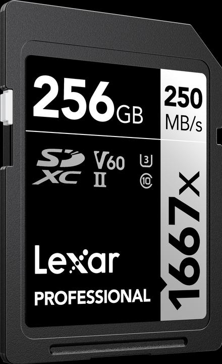 Productafbeelding Lexar Professioneel 1667x (256 GB, SDXC, U3, UHS-II)