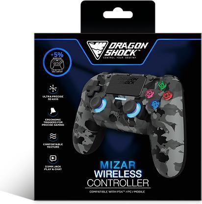 Actual product image DragonShock Controller Mizar Wireless grey camo PS4 (PS4)