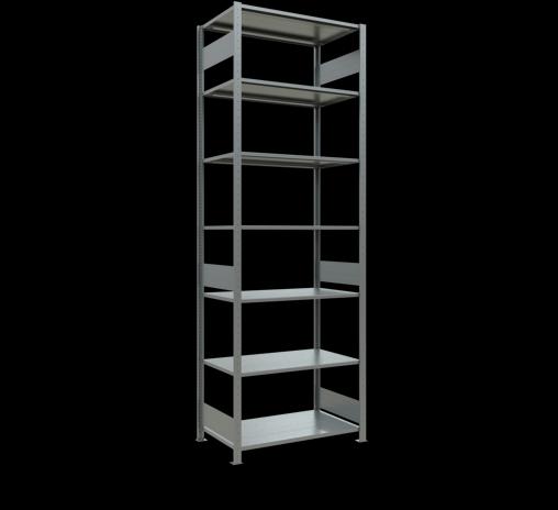 Système d'emboîtement pour rayonnage de base MULTIplus85 avec traverse de longueur