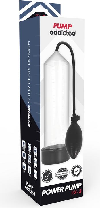 Actual product image Pump Addicted Penis pump " RX-7/ RX-5/ RX-3"