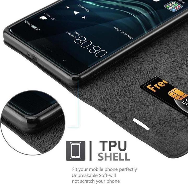 Actual product image Cadorabo Book Invisible Magnet Cover (Huawei P9 Plus)