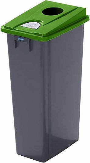 Produktbild Probbax Kunststoff-Wertstoffsammler, Volumen 80 l, Einwurf rund, Wertstoffpiktogramme (80 l)