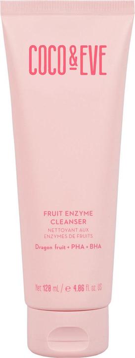 Coco & Eve Fruit Enzyme Cleanser Water Based Gentle Cleanser for Radiant Complexion 4.06 fl oz 120ml (Schaum, 120 ml)