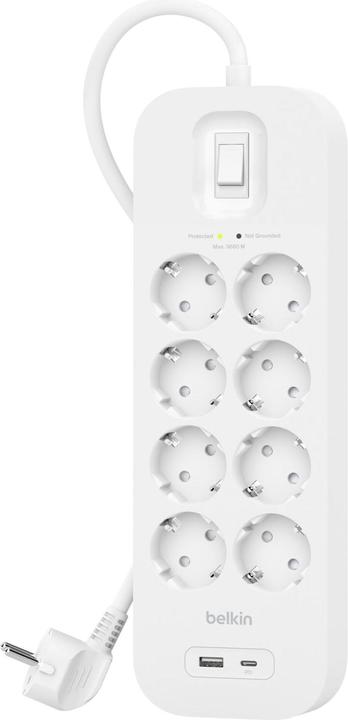 Image du produit Belkin Protection contre les surtensions Surgemaster (8 x, 2 m)