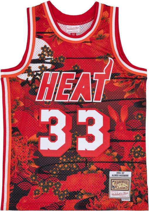 Mitchell & Ness Swingman Mesh Jersey Miami Heat ASIAN Alonzo Mourning - XL (XL)