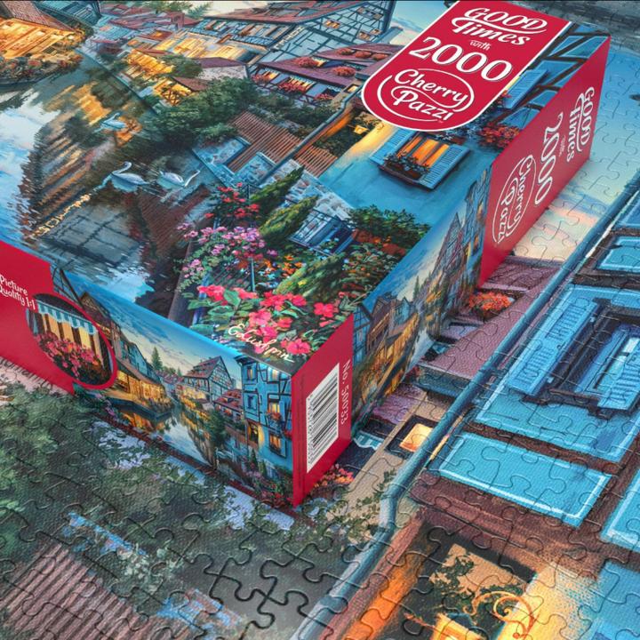 Actual product image Cherry Pazzi Puzzle Meeting at the Cafe 2000 pieces (2000 pieces)