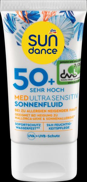 Image du produit dm Sundance MED ultra sensible (Crème solaire visage, SPF 50+, 50 ml)