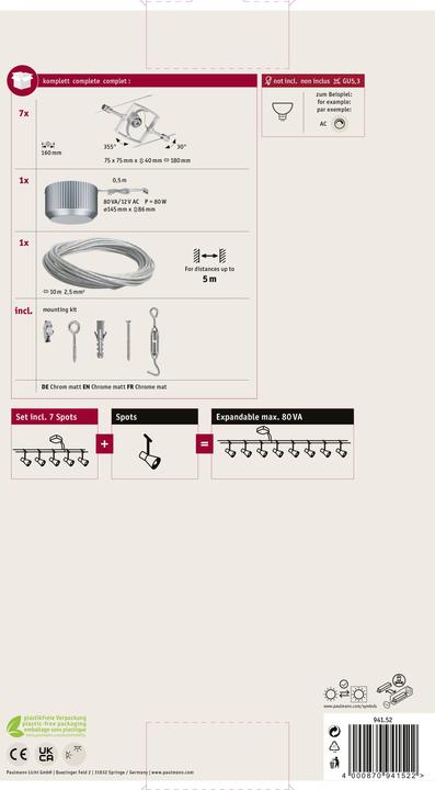 Actual product image Paulmann Wire System Set MacII