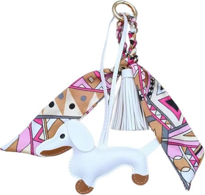 Actual product image Prima Ballerina Bag Charm Hund Weiss