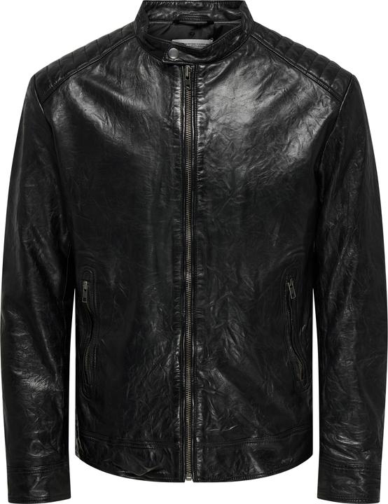 Only & Sons Onslucius Leather Jacket Otw