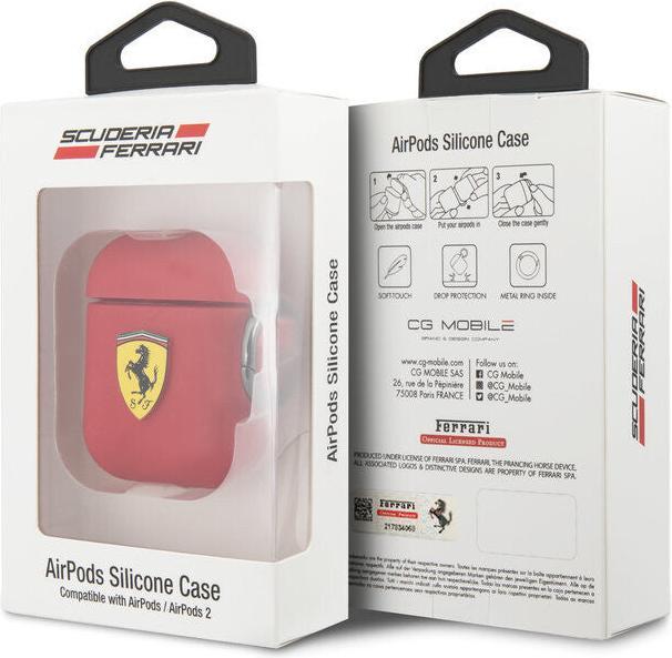 Immagine prodotto Ferrari Custodia in silicone AirPods Nero (Manicotto per cuffie)
