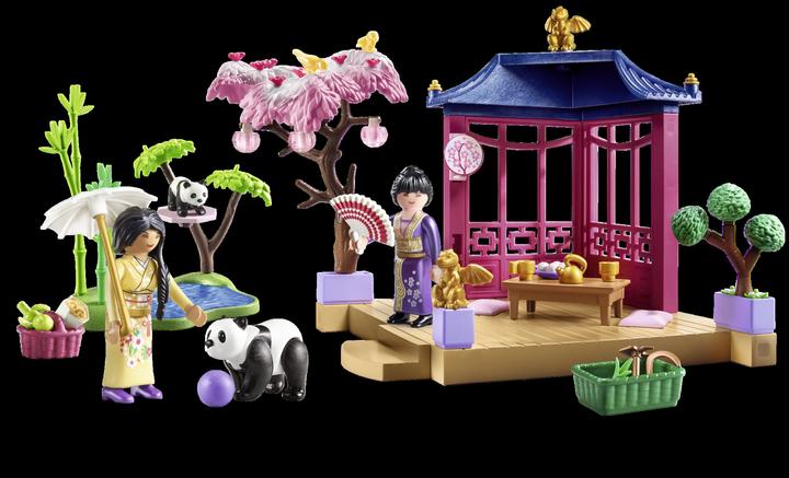 Immagine prodotto Playmobil 71762 Giardino asiatico con panda che si nutre (71762)