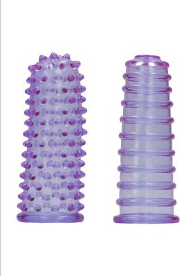 Actual product image Seven Creations Lust Finger Soft and Bumpy Sleeves